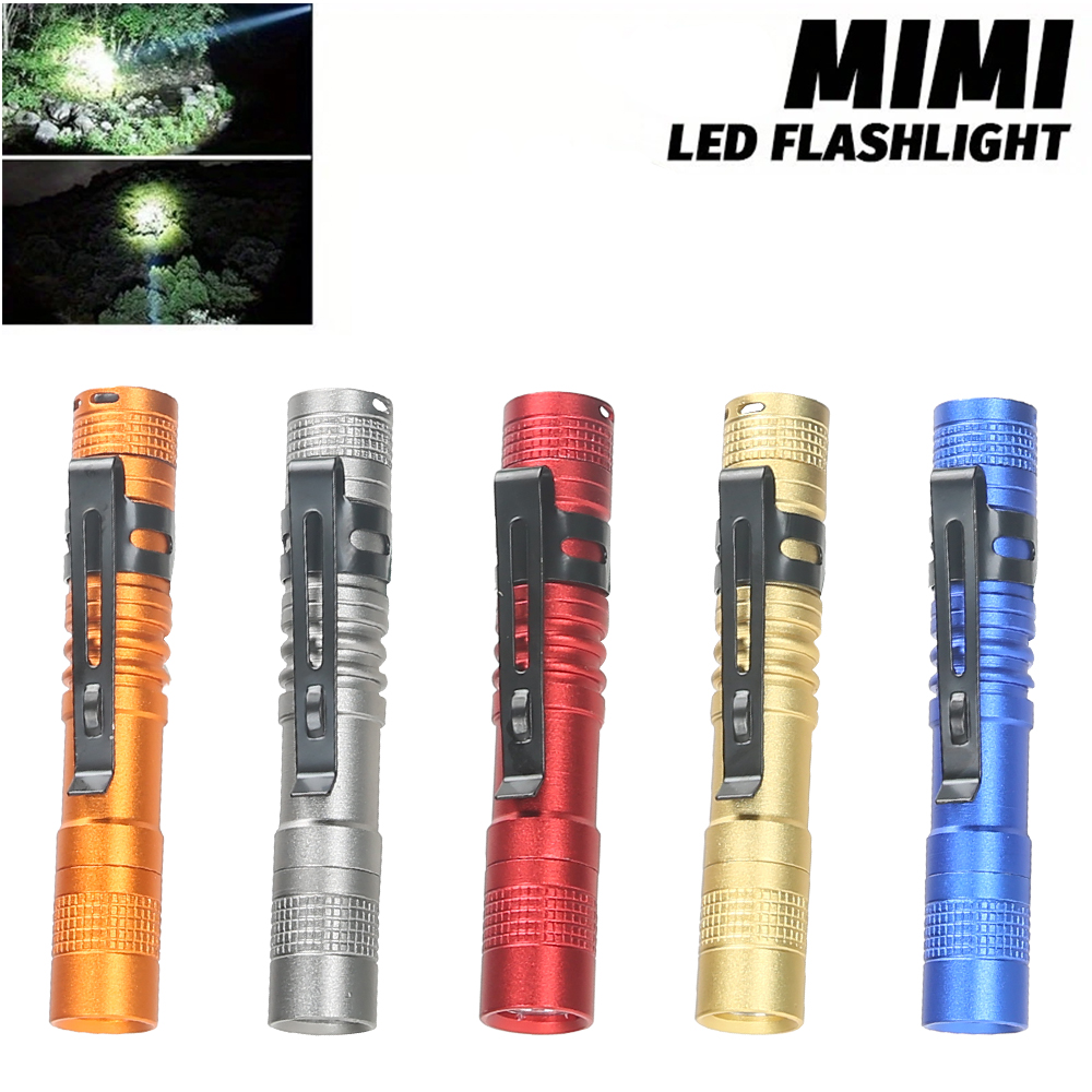 Outdoor Adventurer - Mini Taşınabilir LED Kalem Işık Klipsli
