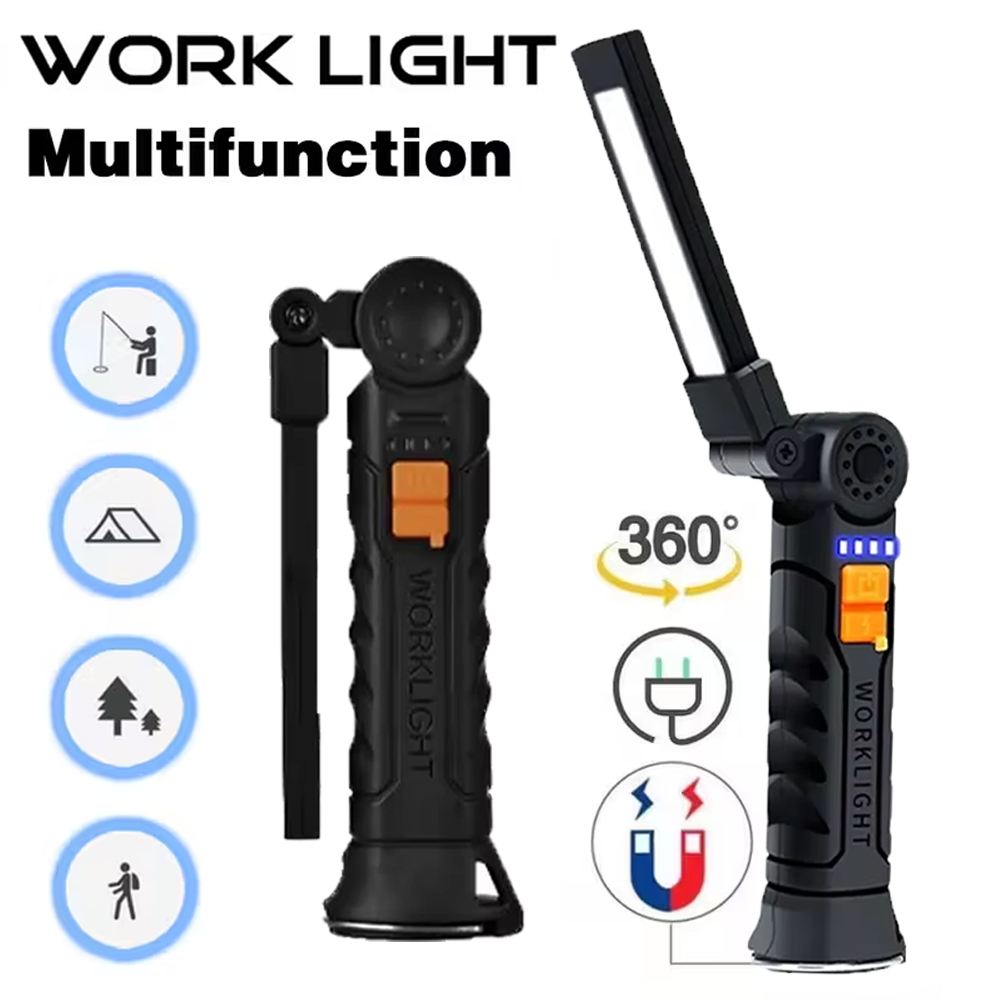 Outdoor Adventurer - Taşınabilir COB LED El Feneri USB
