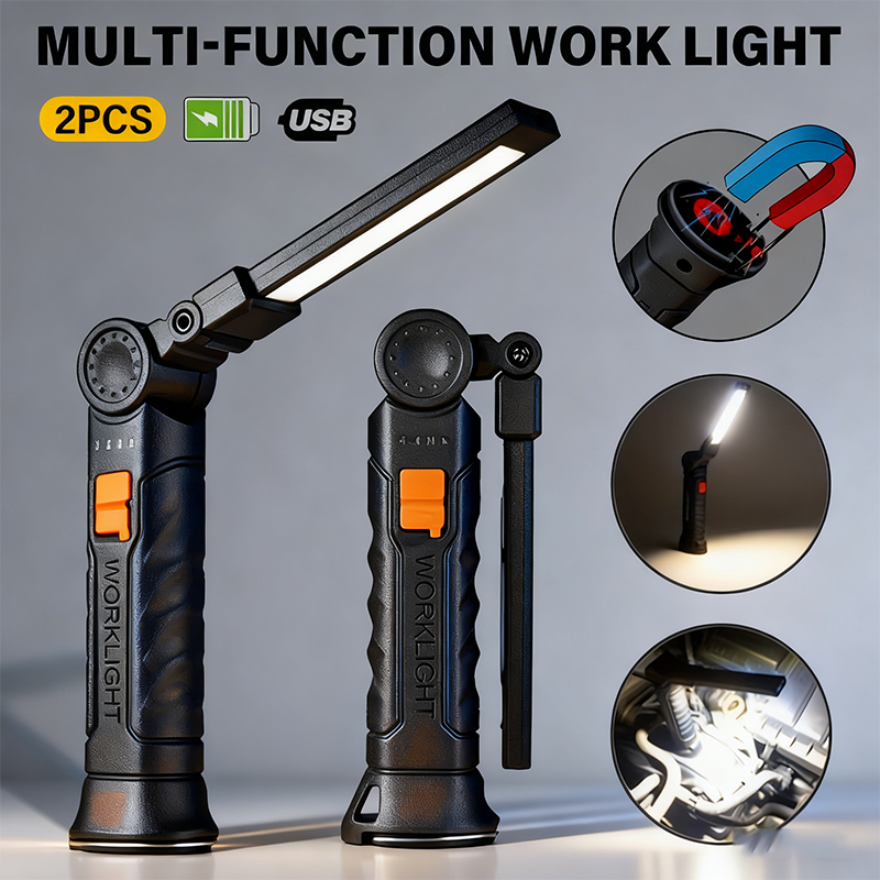 Outdoor Adventurer - Taşınabilir COB LED El Feneri USB