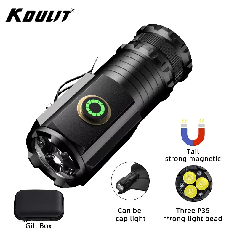 Outdoor Adventure Camp - Güçlü Mini LED El Feneri Süper