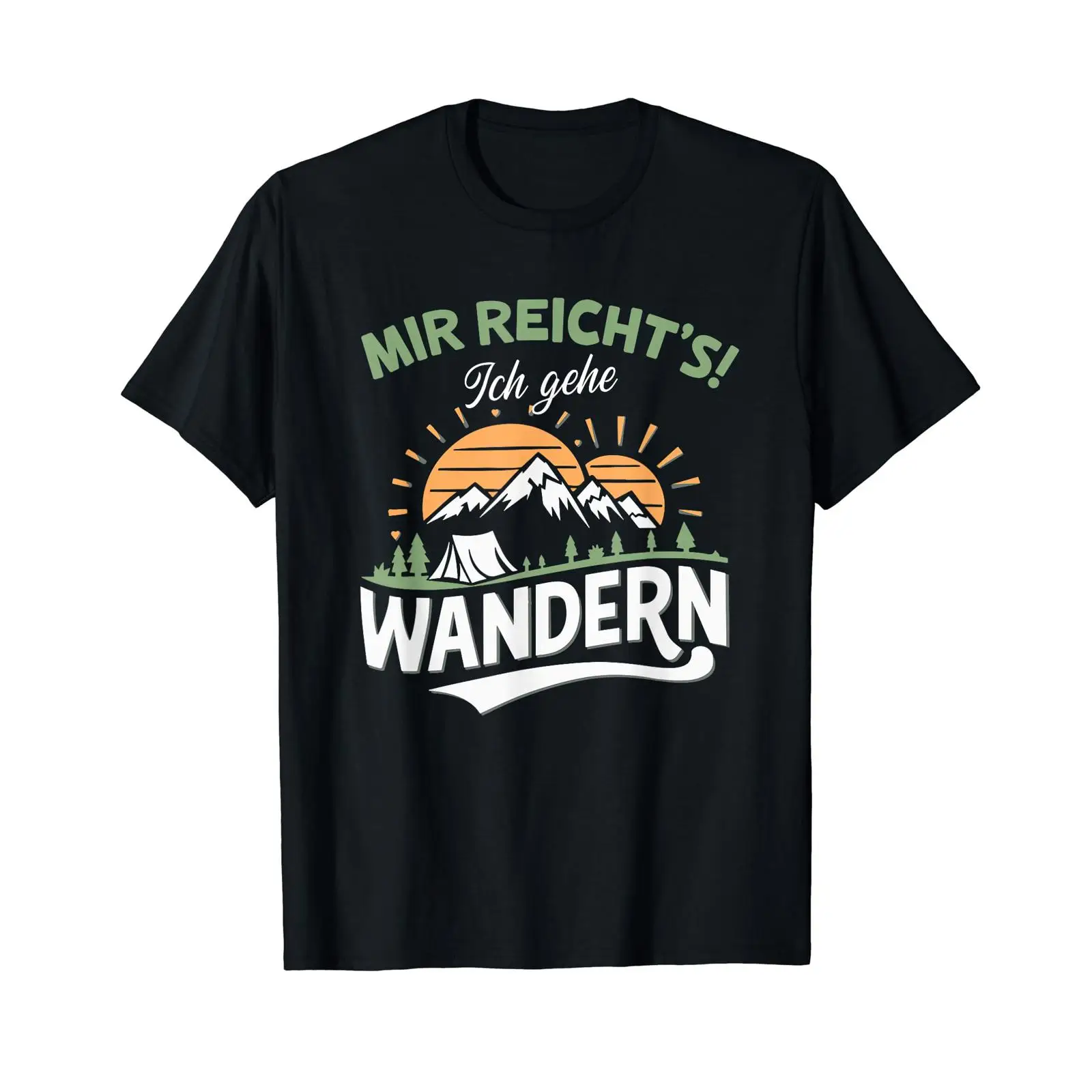 Outdoor Adventure Quotes - Almanca Yazılı Sponsörlü Reklam Tişörtü quot