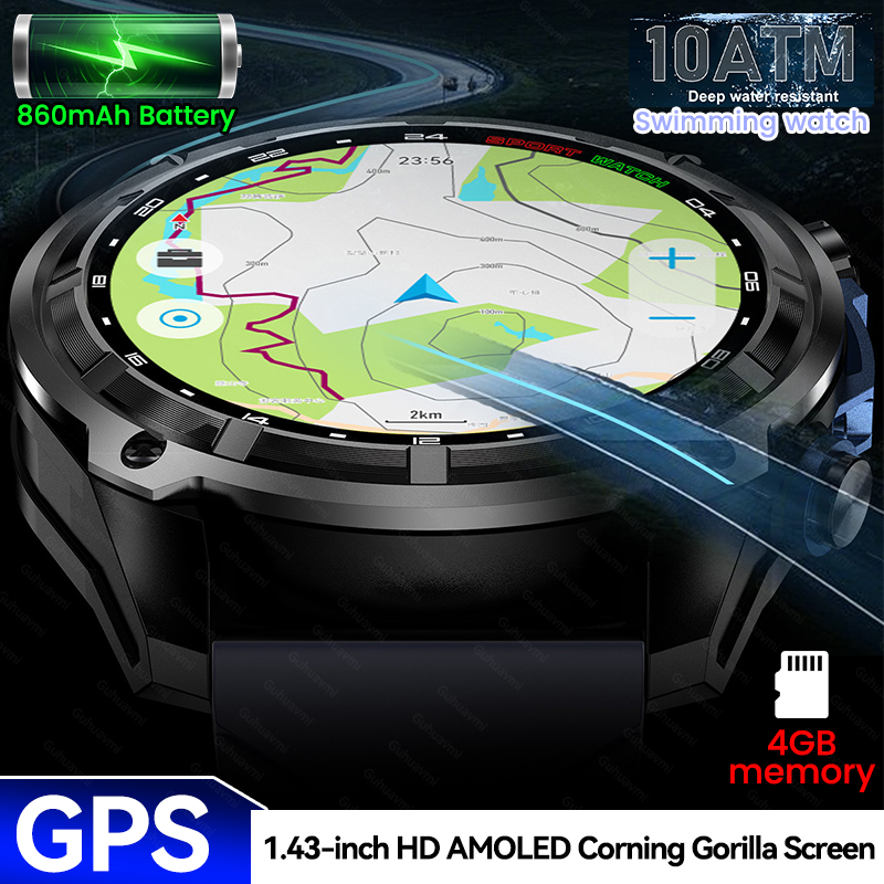 Outdoor Adventure Reservations - Yeni Macera GPS Erkek Akıllı Saati
