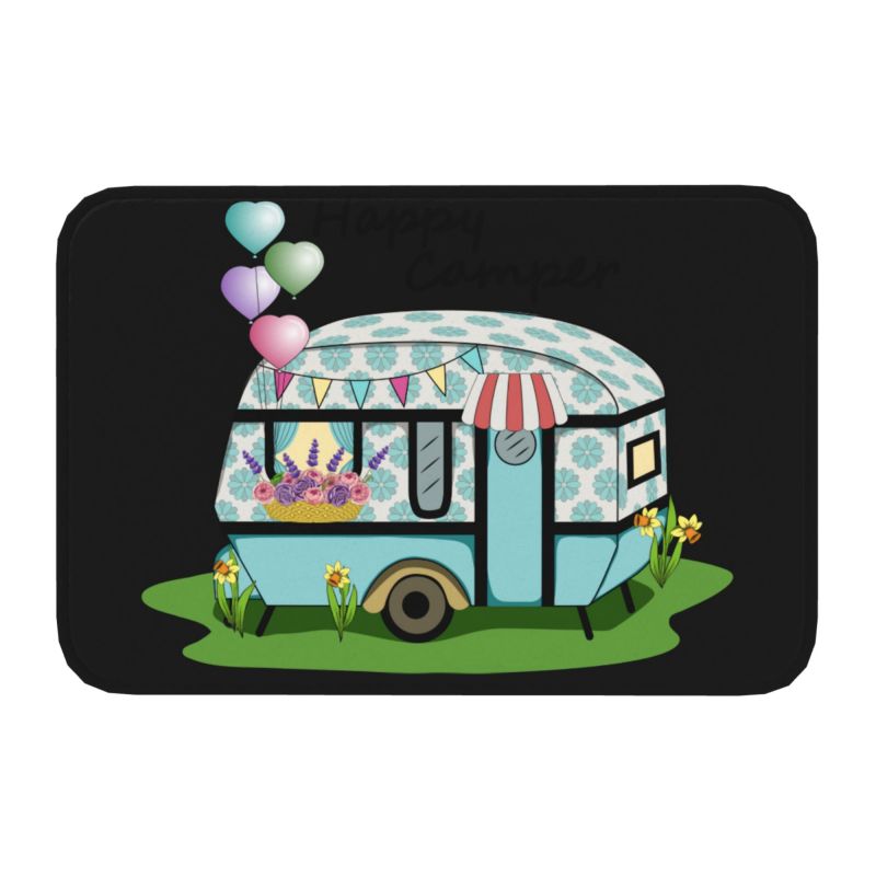 Outdoor Adventure Quotes - Özel mutlu Camper kamp paspas Mat