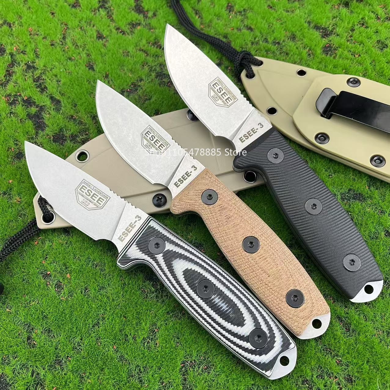 Pratik Kesme Bıçağı ESEE-3 Dış - Survival Knife Full Tang incelemesi ve fiyatı
