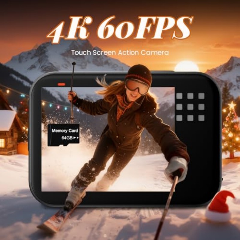Mini vücut kamerası, 2K aksiyo - Outdoor Adventure Series incelemesi ve fiyatı