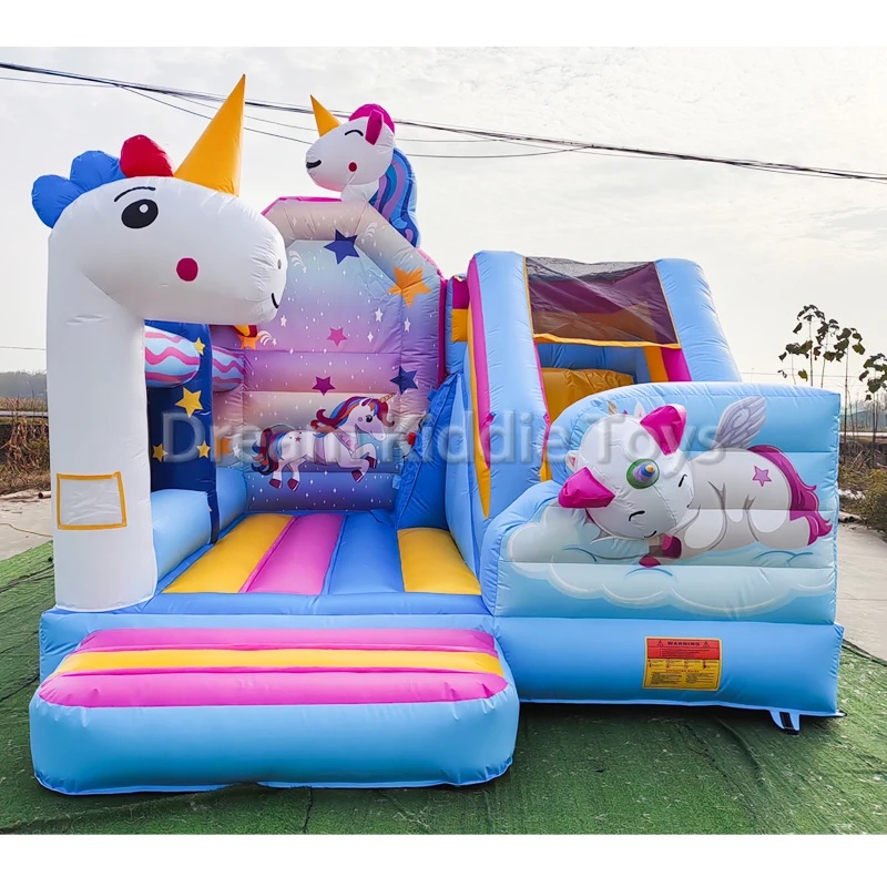 Unicorn Rainbow PVC Şişme Kale - Outdoor Adventure Kids Party incelemesi ve fiyatı