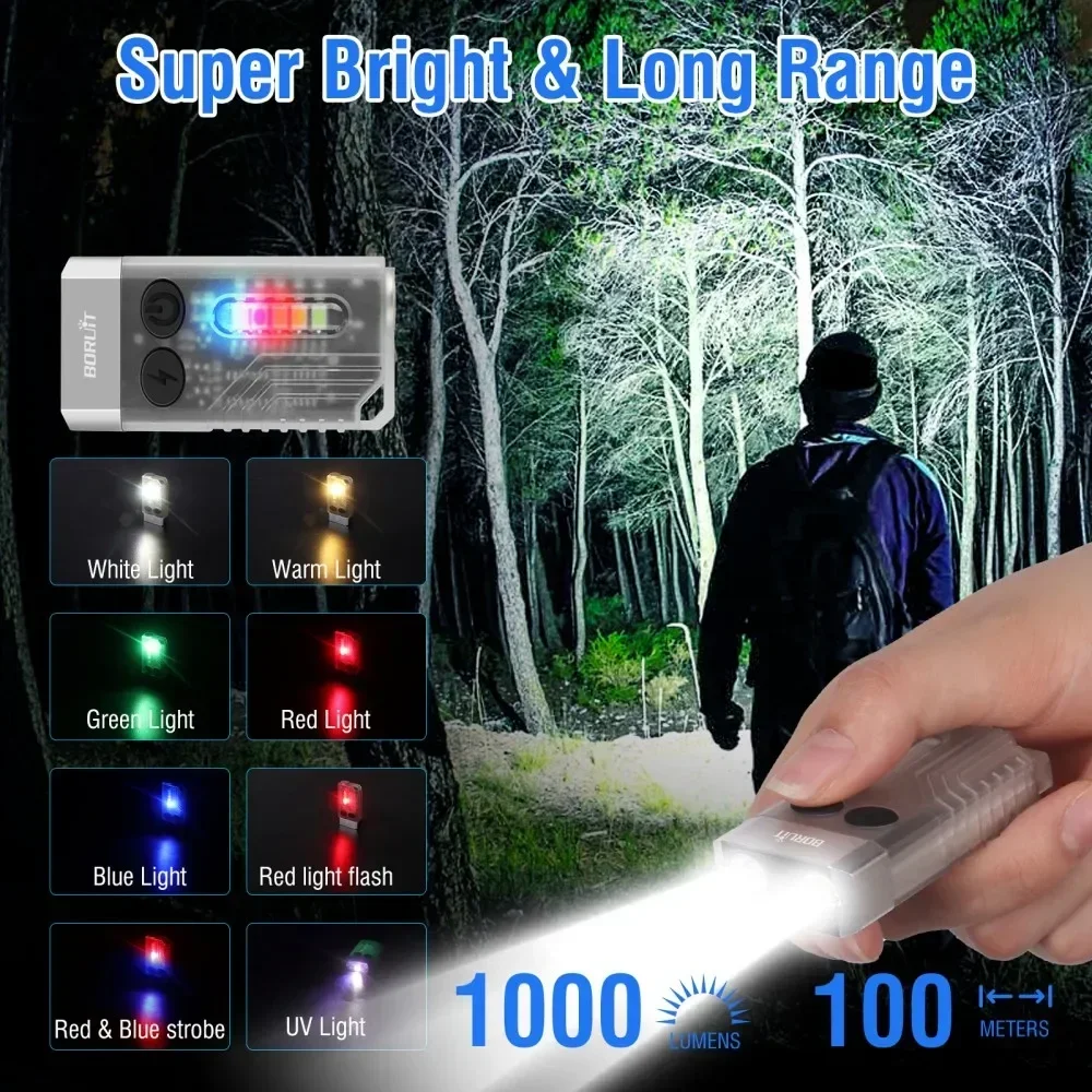 BORUiT V10 Anahtarlık UV LED E - Outdoor Adventure Camp incelemesi ve fiyatı