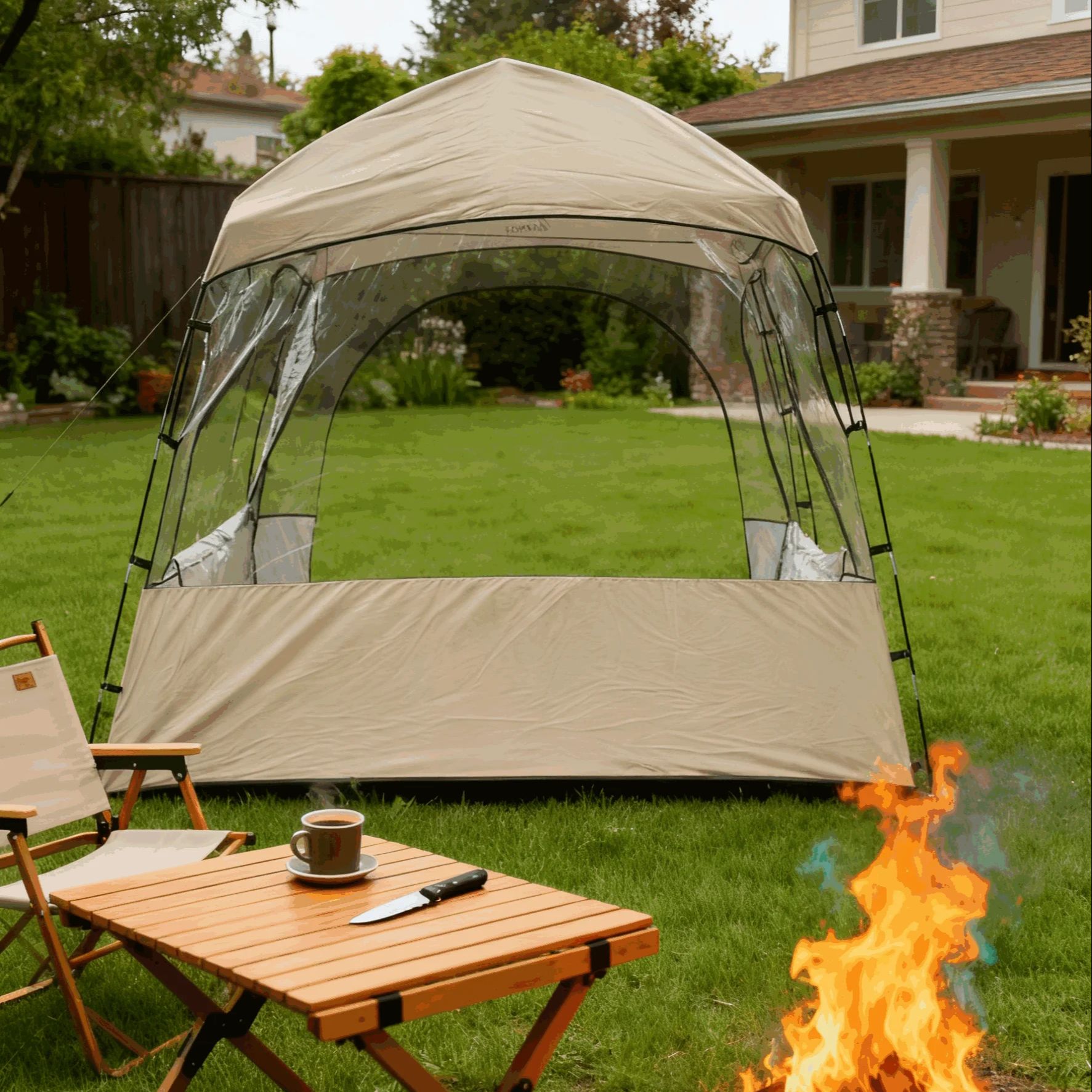 Bahçeler, Verandalar, Açık Hav - Outdoor Adventure Dome Shelter incelemesi ve fiyatı