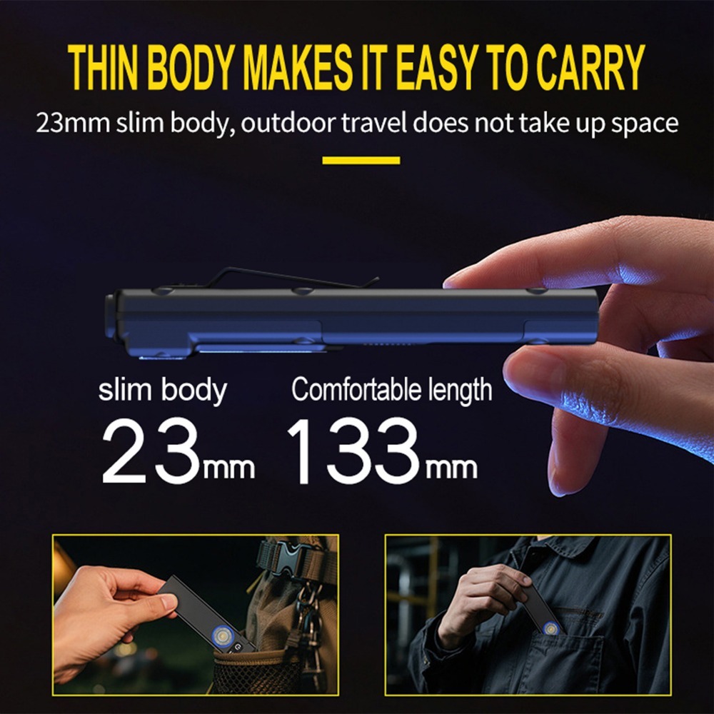 Ultra İnce EDC Şarj Edilebilir - Outdoor Adventurer incelemesi ve fiyatı